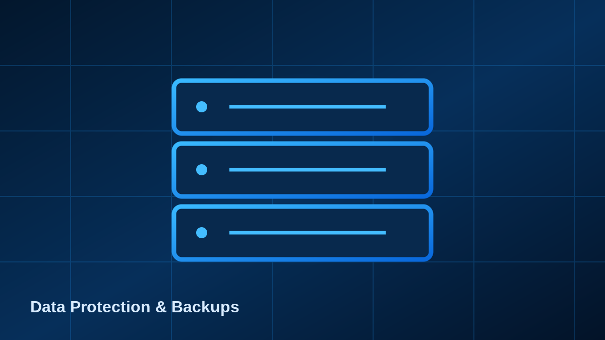 Data Protection & Backups illustration